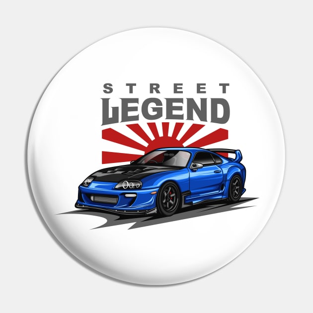 Supra A80 (Ocean Blue) Pin by Jiooji Project