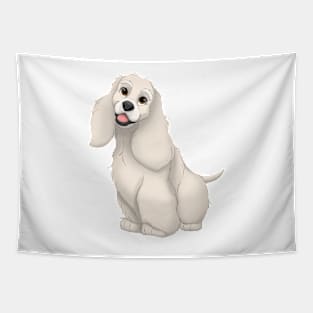 Buff Cocker Spaniel Dog Tapestry