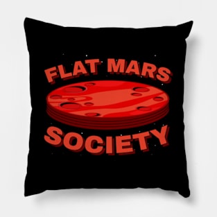 Flat Mars Society Pillow