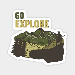 Go Explore - Adventure Edition Magnet