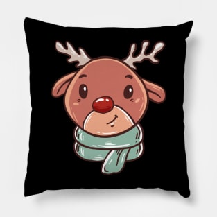 CUTE RUDOLPH Pillow