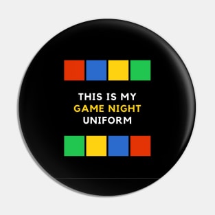 GAME NIGHT tee Pin