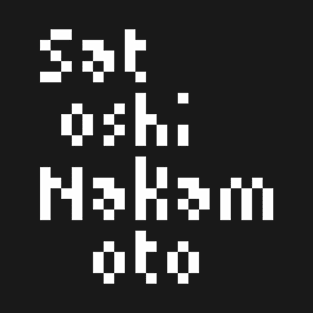 Satoshi Nakamoto Pixel Art T-Shirt