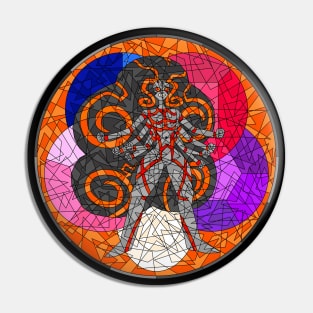 Stained Glass Obsidian Fusion from Steven Universe Pin