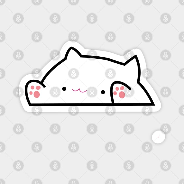 Cute Neko Chan Magnet by BloomInOctober