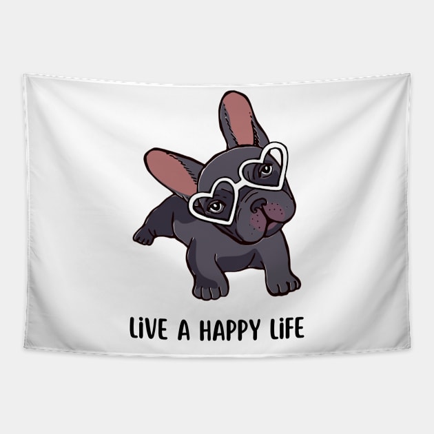 HAPPY LIFE Tapestry by irvtolles