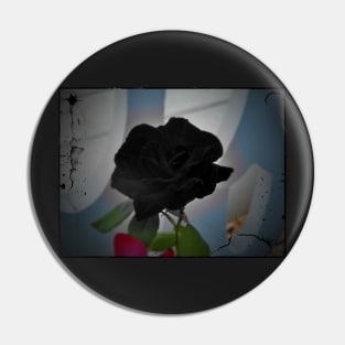 Black Rose Pin