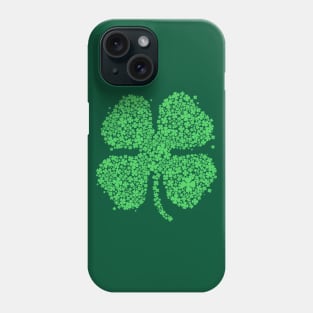 Four Leaf Clover Green Shirt St Patricks Day Shamrock Shirt II Phone Case