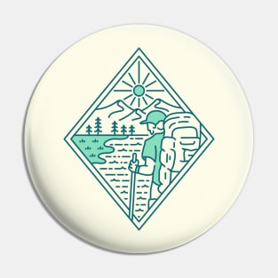 Nature Adventure Backpacker 1 Pin