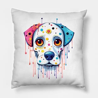 Funny Cartoon Dog. Clipart. Pillow