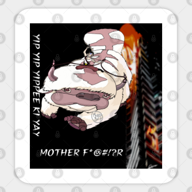 Yip Yip Yippee Ki Yay Avatar The Last Airbender Sticker Teepublic Hd wallpapers and background images. teepublic