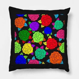 Popart Roses Pillow