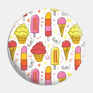 Yummy Ice Cream Pin