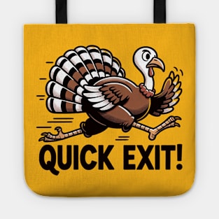 Quick exit Tote