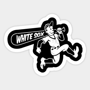 Vintage Early 1900's White Sox Jersey (Silver White Sox Sock) - Chicago  White Sox - Sticker