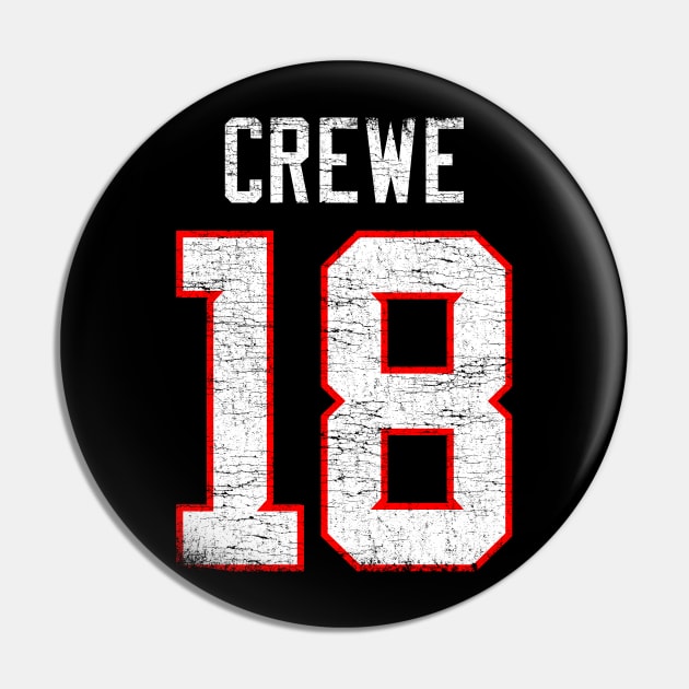 The Longest Yard Crewe 18 Vintage Tshirt Pin by zurcnami