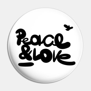 Peace & Love Sign Pin