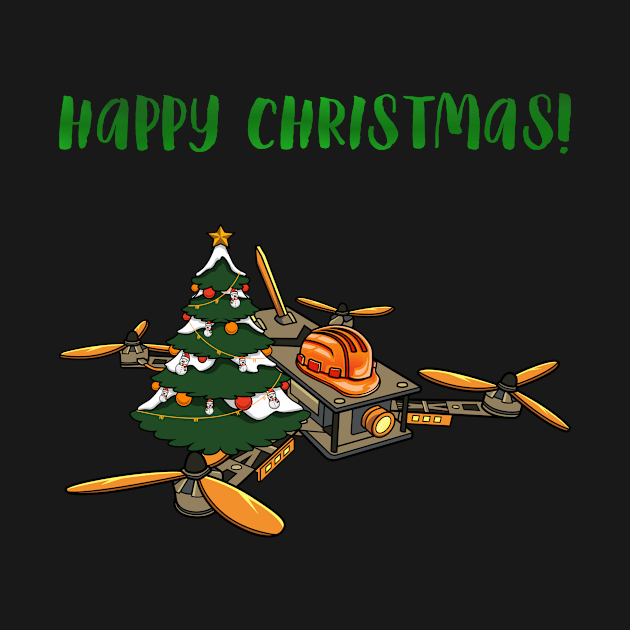 Drone #4 Christmas Edition by Merch By Engineer