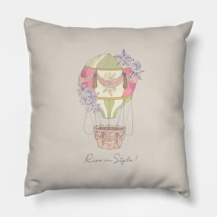 Rise in Style Hot Air Balloon Pillow