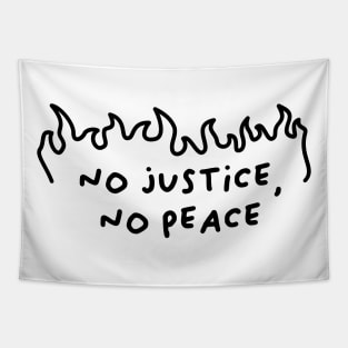 No Justice No Peace Tapestry