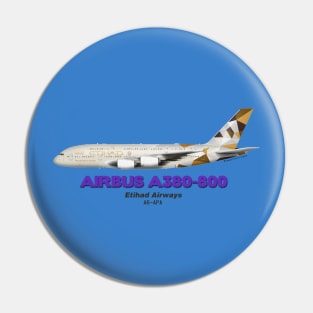 Airbus A380-800 - Etihad Airways Pin