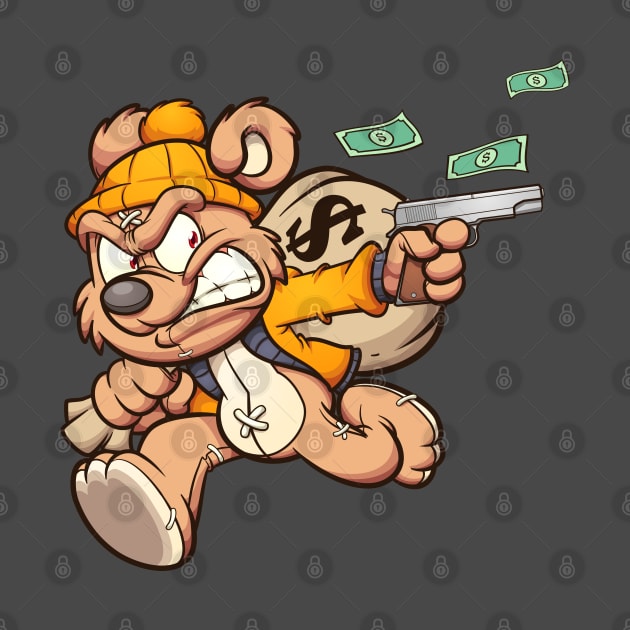 Teddy Bear Robber by memoangeles