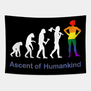 LGBTQ social evolution ascent of humankind Tapestry
