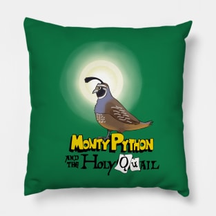 The Holy Quail Pillow