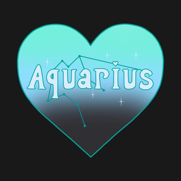 Aquarius Constellation Heart by novembersgirl