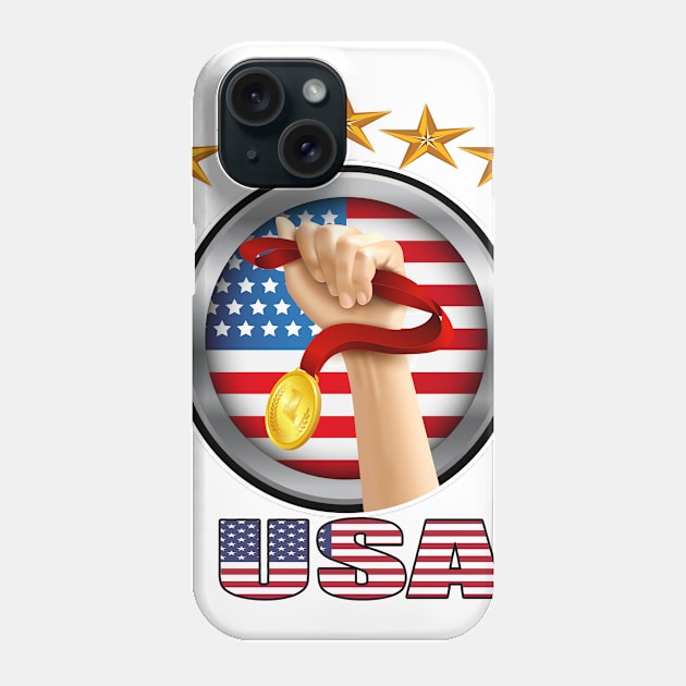 USA first place in sports Phone Case by bakry