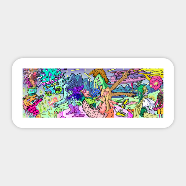 Dancefloor Dance Floor Sticker Teepublic