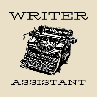 Writer Assistant Black T-Shirt