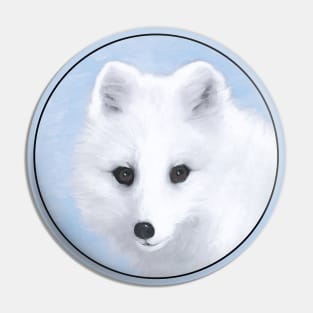 Arctic Fox Pin