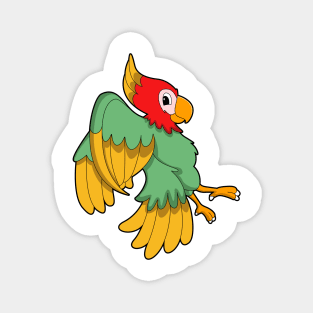 Parrot with red Head Magnet