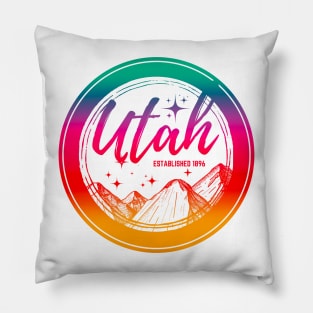 Utah Mountains Pillow