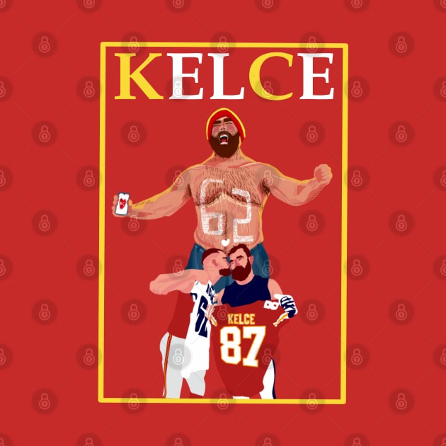 Kelce Brother : Travis KELCE x Jason kelce by Mic jr