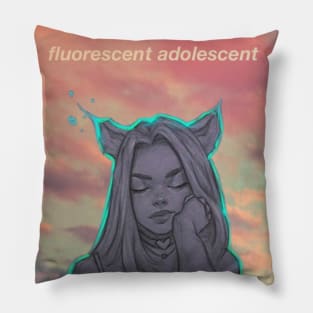 Pastel Fluorescent Adolescent T-Shirt Pillow