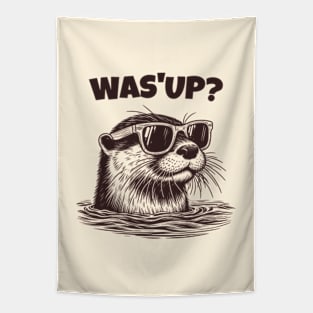 Cool Sea Otter Says Wassup Tapestry