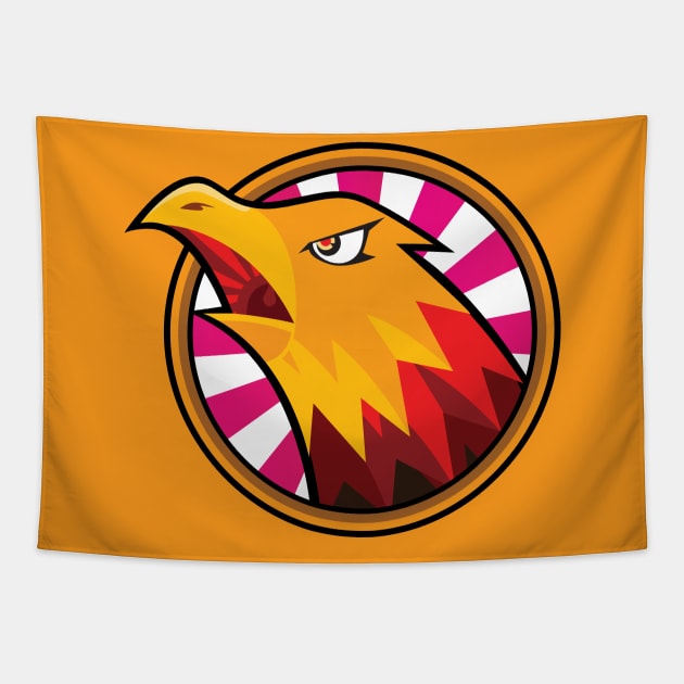 Fury Eagle Tapestry by zoneo