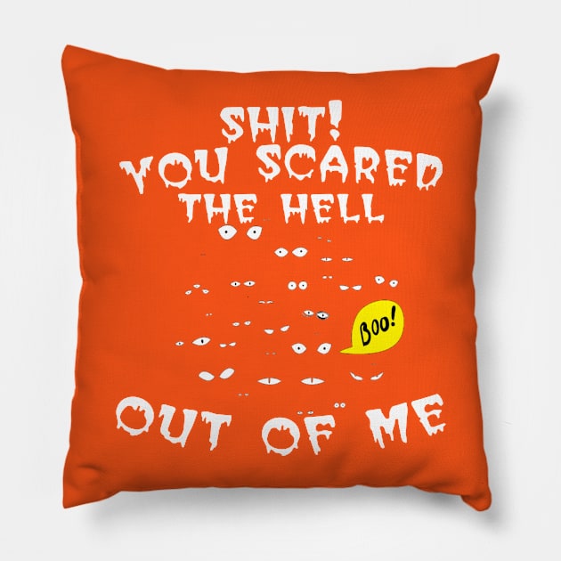 boo! Are you scare from me Pillow by focusLBdesigns