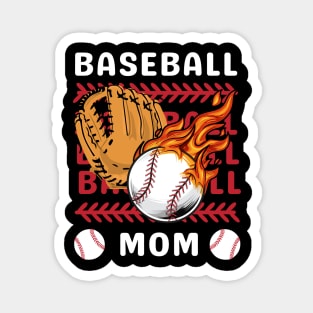 Best Baseball Mom Gift for Baseball Mother mommy mama Magnet