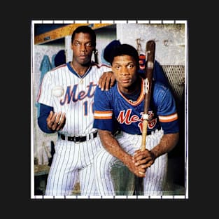 Dwight Gooden and Darry l Strawberry in New York Mets, 1983 T-Shirt