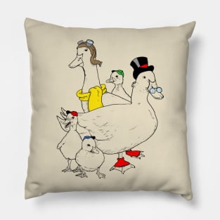 Duck Blur Pillow