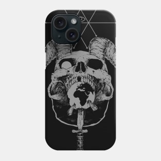 Dying Planet grey Phone Case