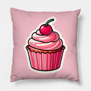 Cupcake Sticker Pillow