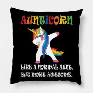 Aunticorn like a normal Aunt Pillow