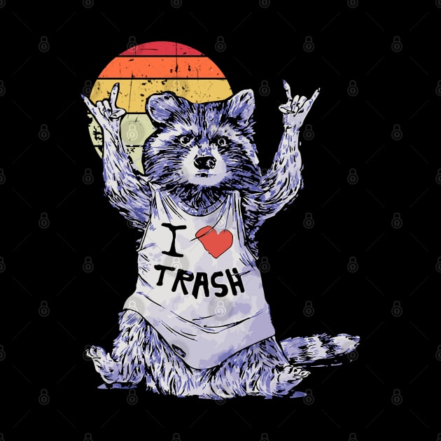 I Love Trash - Trash Panda by susanne.haewss@googlemail.com