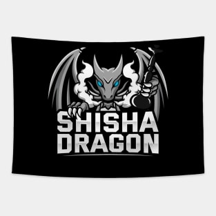 Shisha Dragon Logo Tapestry