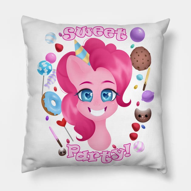 Sweet Party! Pillow by Bestiary