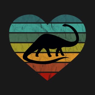 I Love Brachiosaurus Brontosaurus Dinosaur Dino T-Shirt